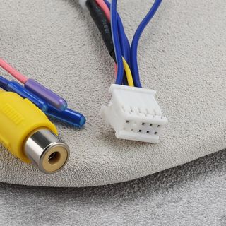 2 adaptadores de video RCA para cámara de visión trasera de 10 pines
