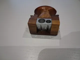 Fungo decorativo in legno