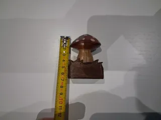 Fungo decorativo in legno