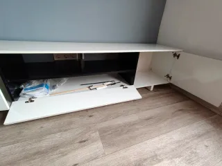 Mueble TV blanco moderno + modular