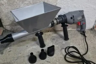 Aplicador mortero rejuntado piedra para taladro