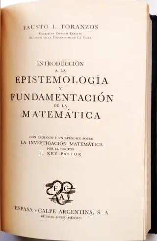 Fundamentos y Lógica en la Matemática