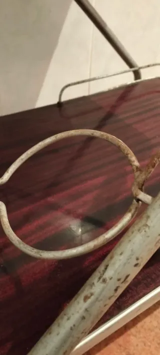 Carro camarera plegable madera y metal