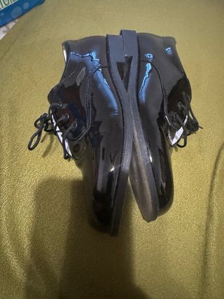 Zapatos de comunión negros charol