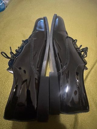 Zapatos de comunión negros charol