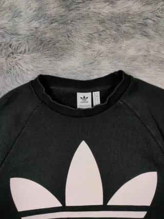 Sudadera Adidas Originals Oversize Negra Mujer Dep