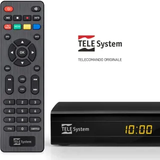 TELE System Control Remoto Original para Decodificador Digital Terrestre Minion
