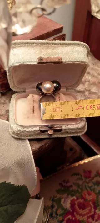 Anello perle anni '70