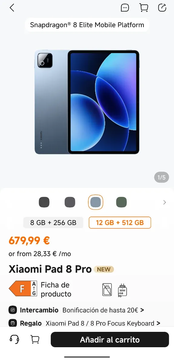 Xiaomi Pad 8 Pro + Xiaomi Pad Focus Keyboard afbeelding 9