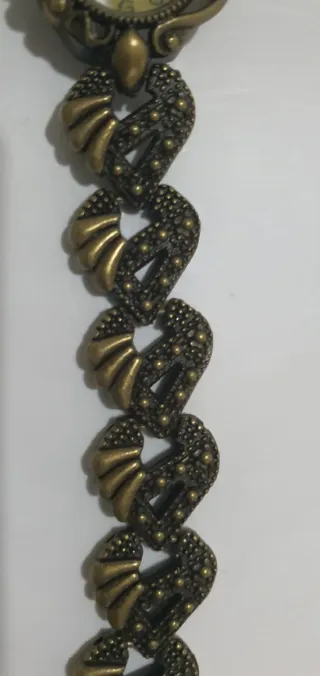 Reloj vintage mujer bronce estilo barroco pulsera