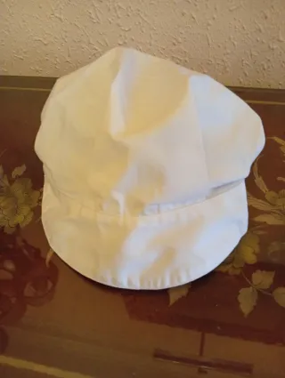 Gorro de cocinero blanco