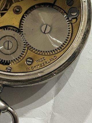 Orologio da tasca Mi-Cronometry in argento