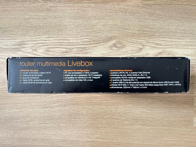 Router Orange Livebox multimedia afbeelding 5