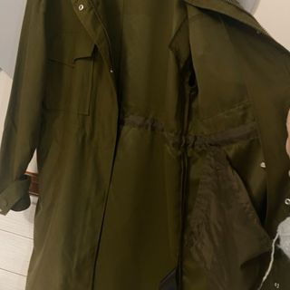 Parka Only  estilo militar verde oliva