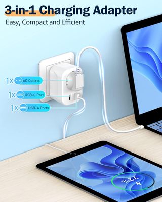 Adaptador Enchufe USA a Europa