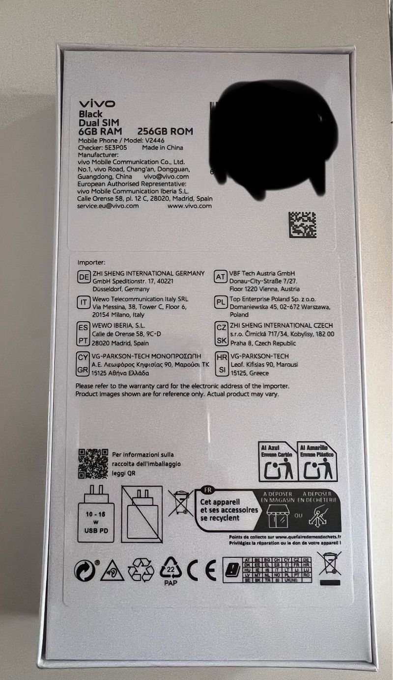 Vivo Y29s 5G 256GB 6GB RAM Negro afbeelding 2
