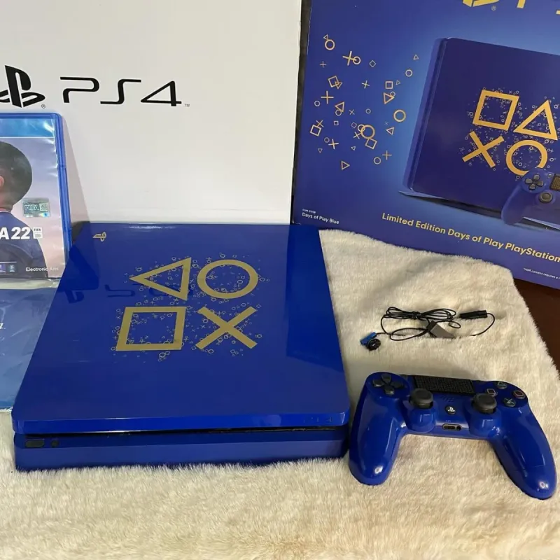 PS4 Slim Edición Limitada Days of Play afbeelding 2