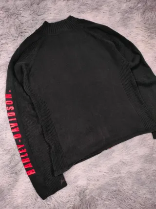 Harley Davidson Chaqueta Cremallera Cardigan Mujer