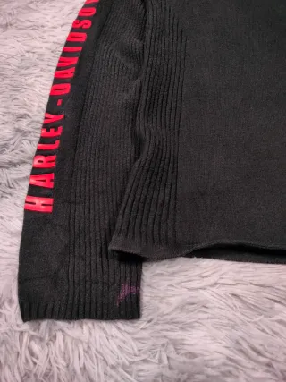 Harley Davidson Chaqueta Cremallera Cardigan Mujer