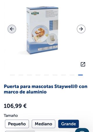 Puerta para mascotas PetSafe. Puerta perro L