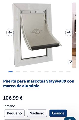Puerta para mascotas PetSafe. Puerta perro L