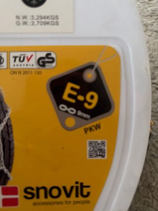 Cadenas para nieve Snovit 110