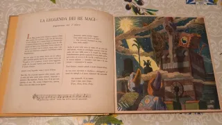 Vinili 78 giri Re Magi Durium 1944 Illustrato