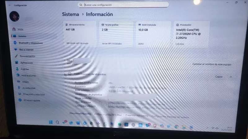 Portátil Dell XPS 15 Plata y Negro afbeelding 4