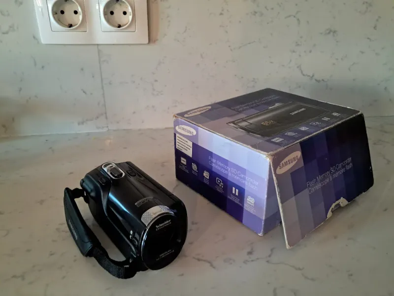 Videocámara Samsung SD Negra afbeelding 4