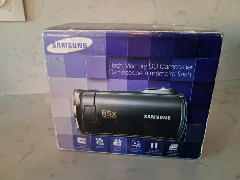 Videocámara Samsung SD Negra afbeelding 5