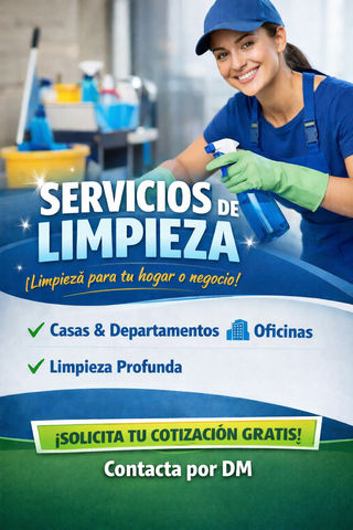 Limpieza para su hogar ó negocio