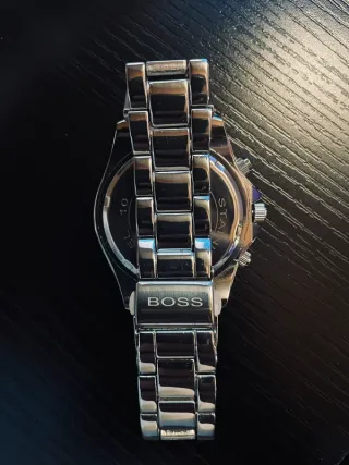 Reloj Hugo Boss Cronógrafo Plata y Negro