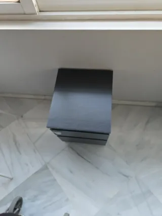 Cómoda de 2 cajones Malm Negra