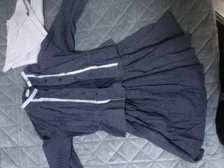 Conjunto Arrantzal azul y blanco