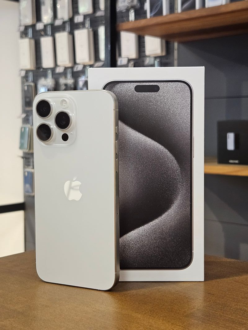 IPHONE 15 PRO MAX 512GB BLANCO BATE. 100% afbeelding 3