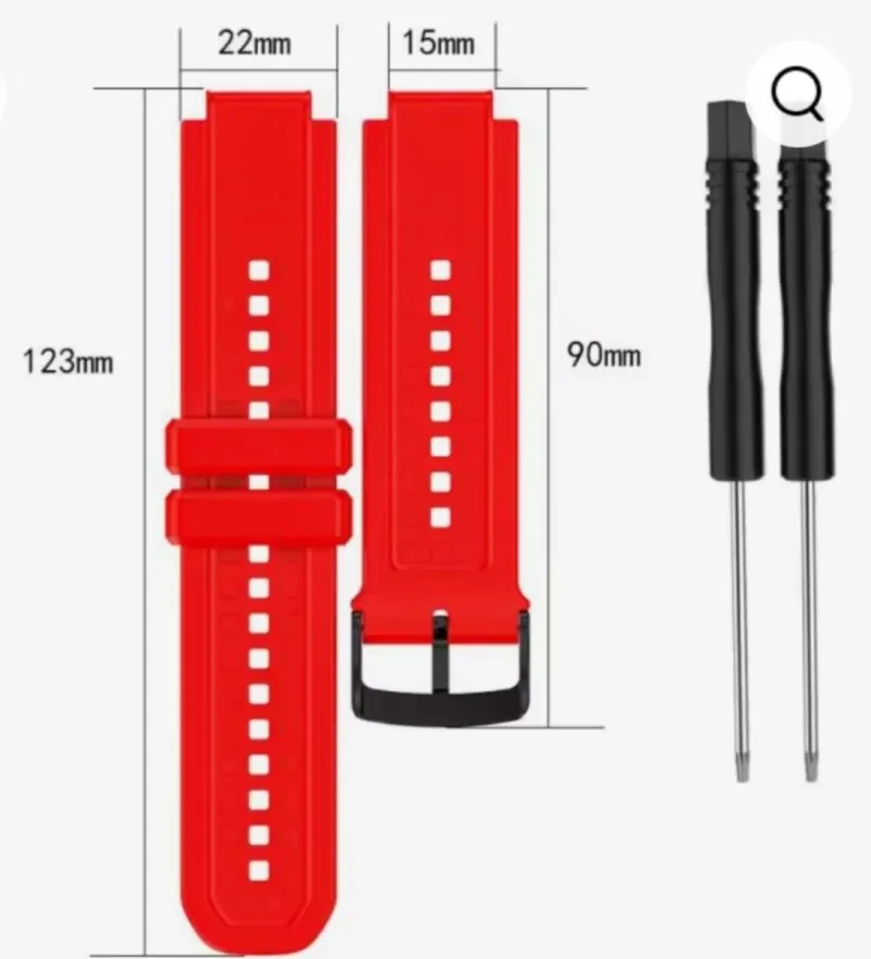 Correa Garmin Forerunner 25 Roja