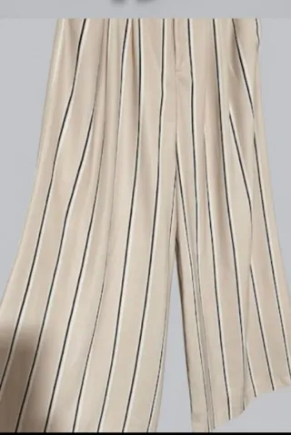 Falda pantalón rayas pata ancha