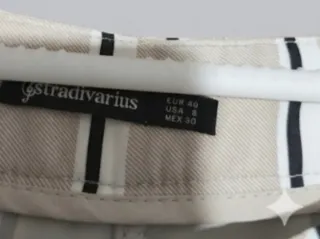 Falda pantalón rayas pata ancha