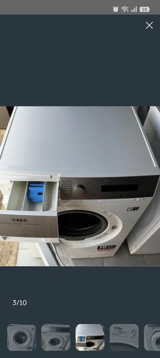 Lavadora AEG 8kg Inverter Motor