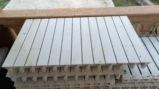 Radiadores de aluminio blancos,