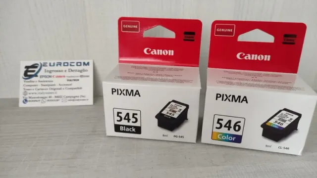Kit 2 Cartuchos Canon PG-545 BK + CL-546 Originales