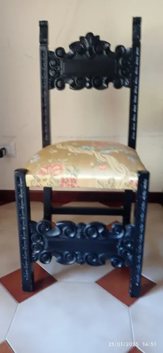 Set poltroncine e tavolini tessuto legno