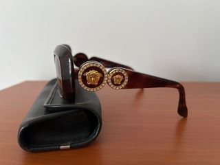 Gafas Sol Vintage Versace 1996 Tortoise Oro