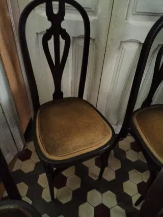 Lote de 6 Sillas antiguas