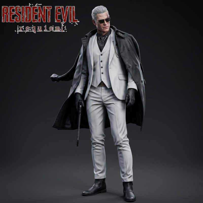 Figura Zeno inspirada en Resident Evil Requiem