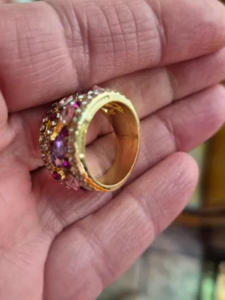 Anillo Vintage Rosa Talla 18