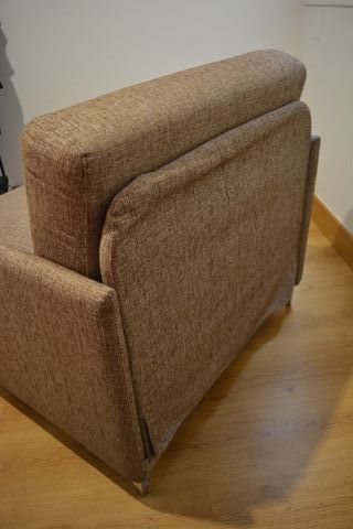 Sofá Cama Individual Plegable Beige