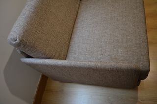 Sofá Cama Individual Plegable Beige