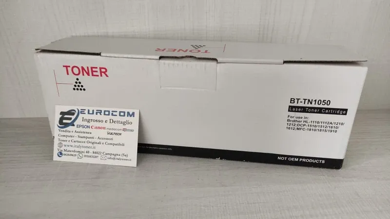 Tóner compatible Brother TN-1050 BK
