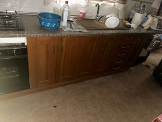 Muebles de cocina madera y encimera